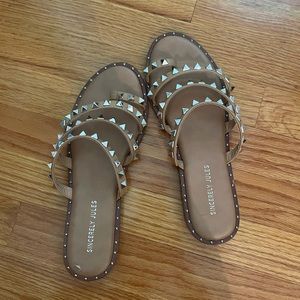 sincerely Jules spiked sandals
